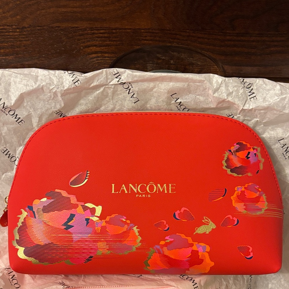 Lancôme Red Cosmetic Bag